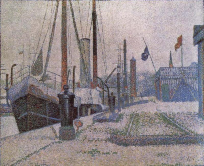 Georges Seurat The Honfleur oil painting image